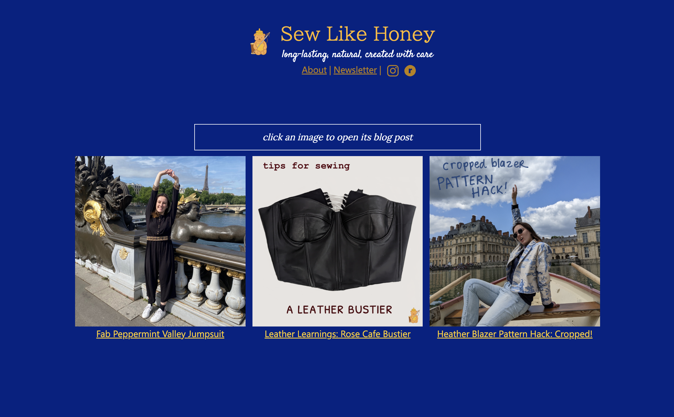 Sewing & Pattern-Making Blog